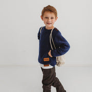 Wild Island Co Knitted Kids jumper for boys + girls, Wild Island, Navy Blue (1-8Y) Kids and Adults Quality Clothing Designed in Tasmania Australia 14