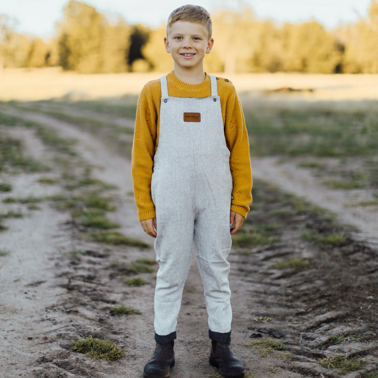 Kids Windswept Pullover | Field Mustard