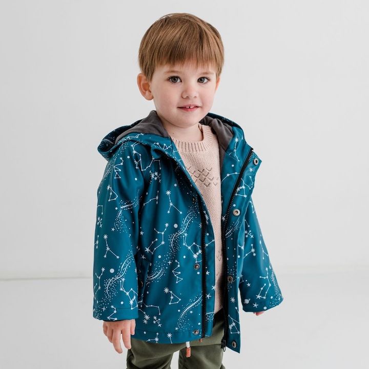 Waterproof Kids Raincoat, Wild Island Apparel, boys/girls, blue (2