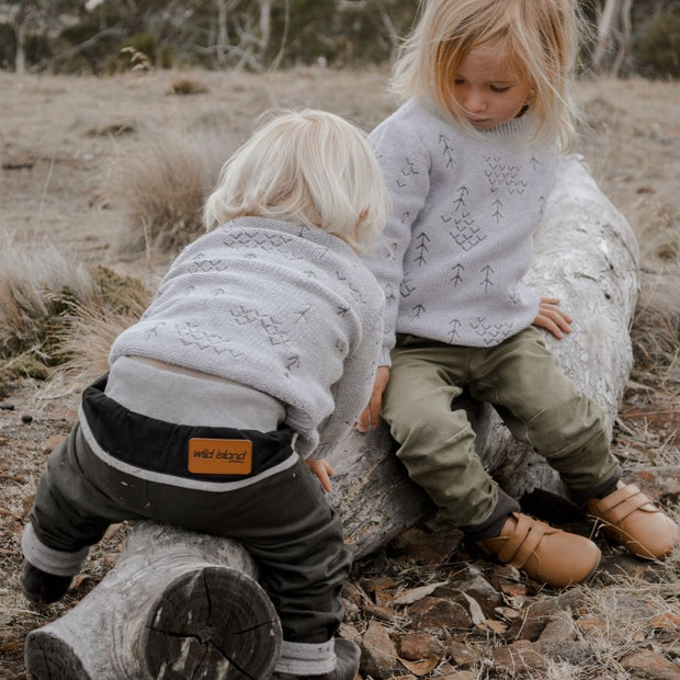 Wild Island Co Kids Discoverer Pants for girls + boys, Wild Island, dark grey (1-8Y) Kids and Adults Quality Clothing Designed in Tasmania Australia 14