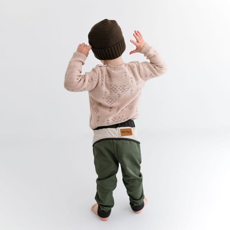 Wild Island Co Discoverer Kids Pants for girls + boys, Wild Island, sage green (1-8Y) Kids and Adults Quality Clothing Designed in Tasmania Australia 10