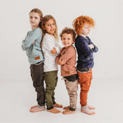 Wild Island Co Discoverer Kids Pants for girls + boys, Wild Island, sand/khaki (1-8Y) Kids and Adults Quality Clothing Designed in Tasmania Australia 13
