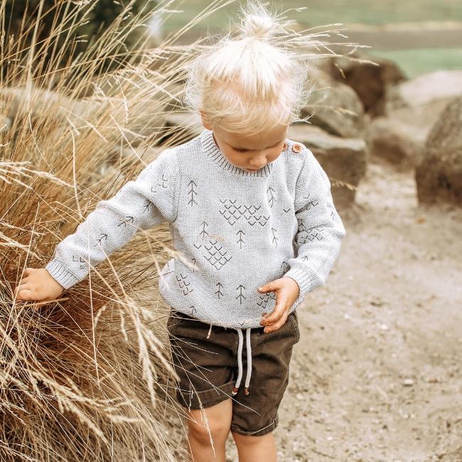 Wild Island Co Kids jumper for boys + girls, Wild Island knitted pullover, Grey(1-8Y) Kids and Adults Quality Clothing Designed in Tasmania Australia 10