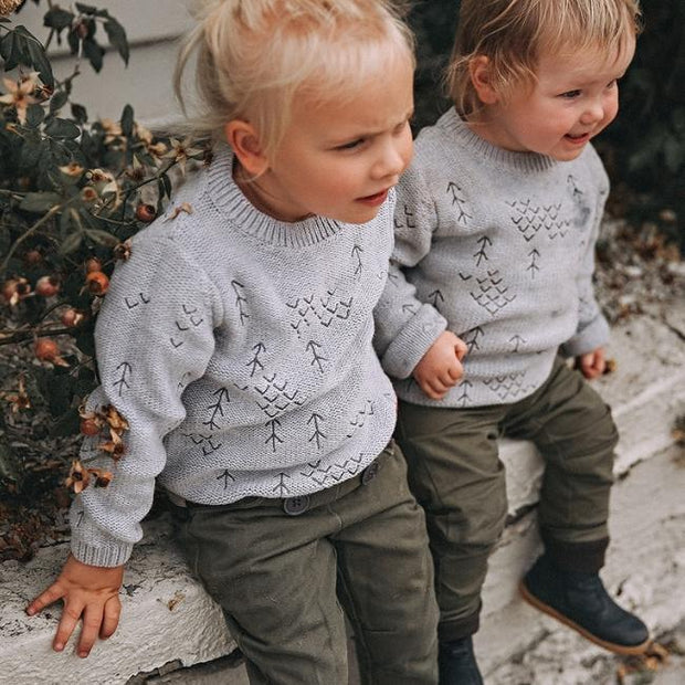 Wild Island Co Kids jumper for boys + girls, Wild Island knitted pullover, Grey(1-8Y) Kids and Adults Quality Clothing Designed in Tasmania Australia 11
