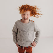 Wild Island Co Kids jumper for boys + girls, Wild Island knitted pullover, Grey(1-8Y) Kids and Adults Quality Clothing Designed in Tasmania Australia 1
