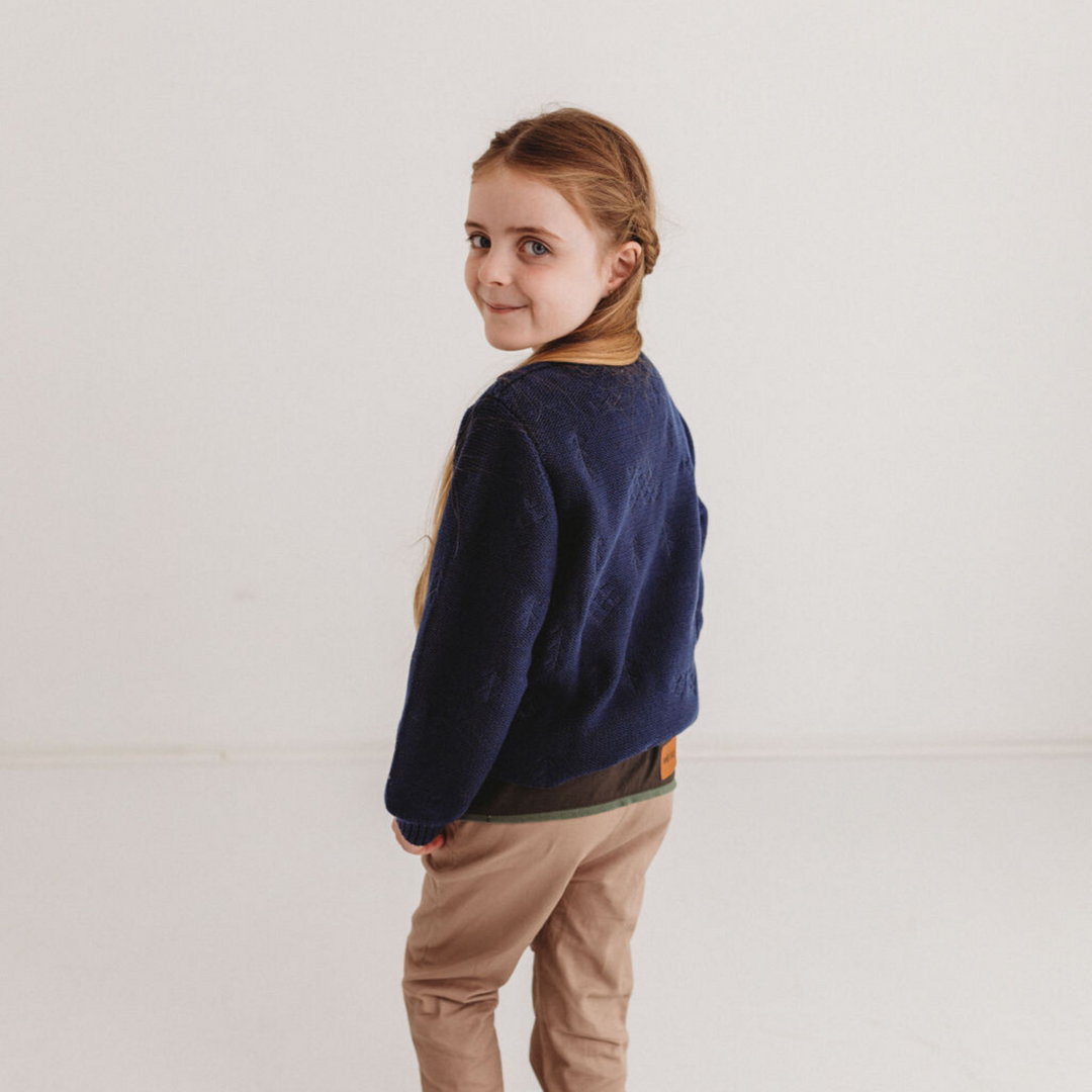 Navy blue jumper kids hotsell