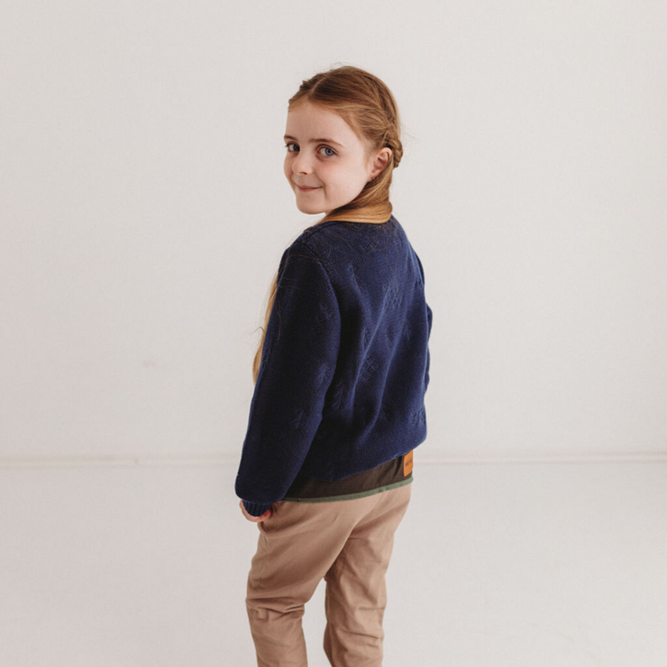 Wild Island Co Knitted Kids jumper for boys + girls, Wild Island, Navy Blue (1-8Y) Kids and Adults Quality Clothing Designed in Tasmania Australia 9