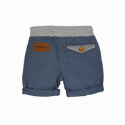 Wild Island Apparel | Sand Shaker Shorts | Spruce Blue | Built for sand dune rolling and barefoot exploring all summer long.  Featuring treasure storage pockets and elastic waist, these durable, comfortable and stylish kids shorts are available in 2 unisex colours, in sizes 2-8  #wildislandapparel